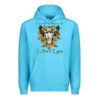 Ocean Blue love you till my lungs give out i aint lying Premium Hoodie - texasbilliewilder