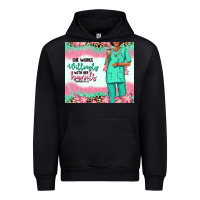 Black she works willingly with her hands afro nurse Urban Hoodie - RanaPortraitStore