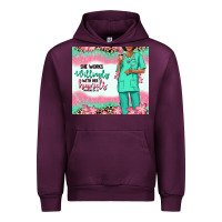 She Works Willingly With Her Hands Afro Nurse Urban Hoodie | Teevron