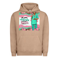 Pigment Burro she works willingly with her hands afro nurse Urban Hoodie - RanaPortraitStore