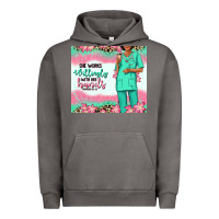 Pigment Tornado she works willingly with her hands afro nurse Urban Hoodie - RanaPortraitStore