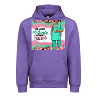 Tulip she works willingly with her hands afro nurse Urban Hoodie - RanaPortraitStore