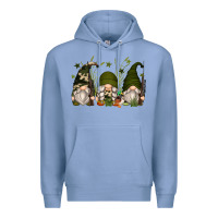 Colony Blue hunter gnomes Premium Hoodie - Zillion Design Studio