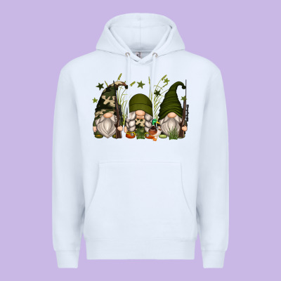 Hunter Gnomes Premium Hoodie Designed By Zillion Design Studio