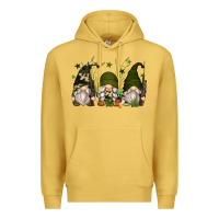 Antique Gold hunter gnomes Premium Hoodie - Zillion Design Studio
