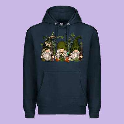 Hunter Gnomes Premium Hoodie Designed By Zillion Design Studio