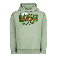 Pigment Oil Green st patricks day love nurse Urban Hoodie - RanaPortraitStore