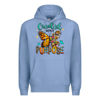 Colony Blue created with a purpose Premium Hoodie - RanaPortraitStore