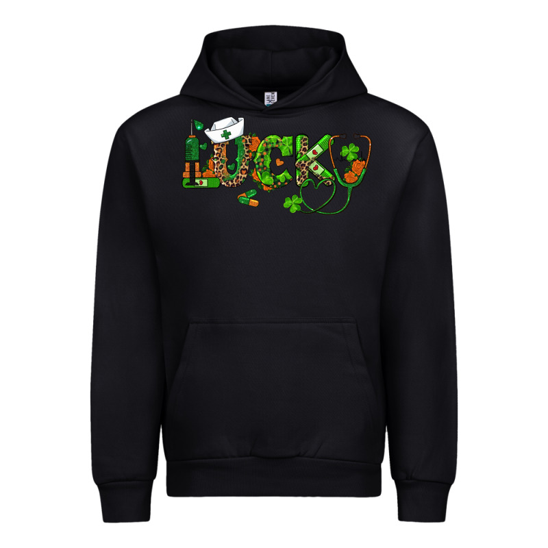 St Patricks Day Lucky Nurse Urban Hoodie by RanaPortraitStore | Teevron