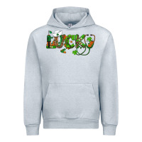 Heather Grey st patricks day lucky nurse Urban Hoodie - RanaPortraitStore