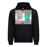 Black she works willingly with her hands blonde nurse Urban Hoodie - RanaPortraitStore