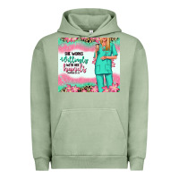 Pigment Oil Green she works willingly with her hands blonde nurse Urban Hoodie - RanaPortraitStore