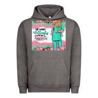 Pigment Tornado she works willingly with her hands blonde nurse Urban Hoodie - RanaPortraitStore