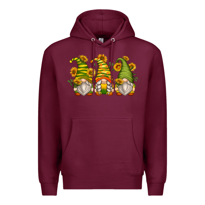 Sunflower Gnomes Premium Hoodie by Zillion Design Studio | Teevron