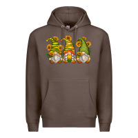 Coffee sunflower gnomes Premium Hoodie - Zillion Design Studio