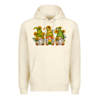 Sandshell sunflower gnomes Premium Hoodie - Zillion Design Studio