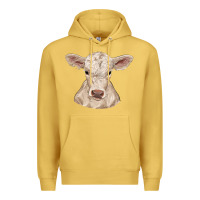 Antique Gold charolais calf Premium Hoodie - RanaPortraitStore