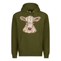 Army Green charolais calf Premium Hoodie - RanaPortraitStore