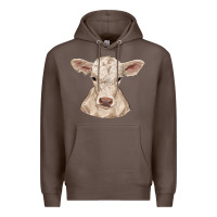 Coffee charolais calf Premium Hoodie - RanaPortraitStore