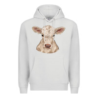 Dove Grey charolais calf Premium Hoodie - RanaPortraitStore
