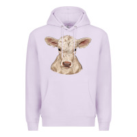 Lilac charolais calf Premium Hoodie - RanaPortraitStore