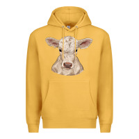 Mustard charolais calf Premium Hoodie - RanaPortraitStore