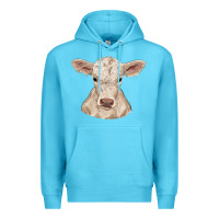 Ocean Blue charolais calf Premium Hoodie - RanaPortraitStore