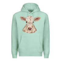 Seafoam charolais calf Premium Hoodie - RanaPortraitStore