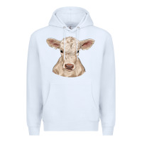 White charolais calf Premium Hoodie - RanaPortraitStore