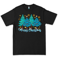 Black Merry Christmas Premium Tee - CowhideDigitalArt