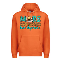Carrot more espresso less depresso western Premium Hoodie - texasbilliewilder