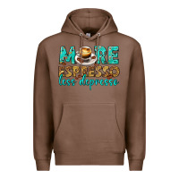 Chestnut more espresso less depresso western Premium Hoodie - texasbilliewilder