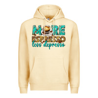 Pina Colada more espresso less depresso western Premium Hoodie - texasbilliewilder