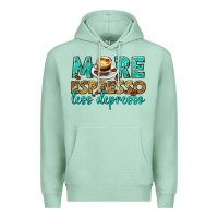 Seafoam more espresso less depresso western Premium Hoodie - texasbilliewilder