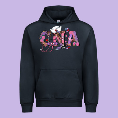 Valentines Day Cna Urban Hoodie Designed By Ranaportraitstore
