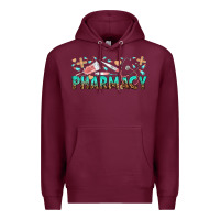 Burgundy pharmacy Premium Hoodie - texasbilliewilder