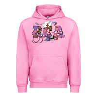 Fuchsia Pink valentines day Urban Hoodie - RanaPortraitStore