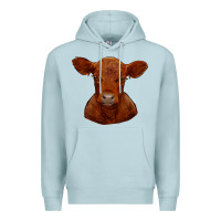 Blue Mist red angus calf Premium Hoodie - RanaPortraitStore