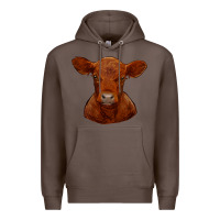 Coffee red angus calf Premium Hoodie - RanaPortraitStore