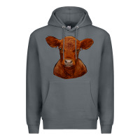 Rock red angus calf Premium Hoodie - RanaPortraitStore