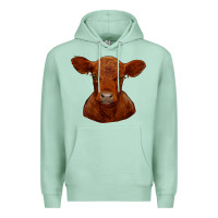 Seafoam red angus calf Premium Hoodie - RanaPortraitStore