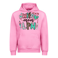 Fuchsia Pink wife mom lpn licensed practical nurse Urban Hoodie - RanaPortraitStore