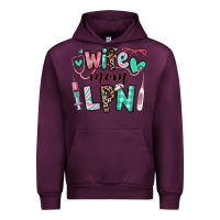 Mauve Wine wife mom lpn licensed practical nurse Urban Hoodie - RanaPortraitStore