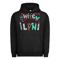 Pigment Black wife mom lpn licensed practical nurse Urban Hoodie - RanaPortraitStore