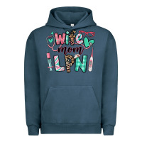 Pigment Midnight Navy wife mom lpn licensed practical nurse Urban Hoodie - RanaPortraitStore