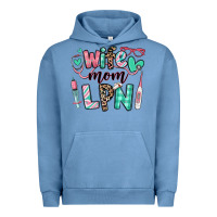 Pigment Pebble Blue wife mom lpn licensed practical nurse Urban Hoodie - RanaPortraitStore