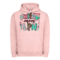 Pigment Salmon wife mom lpn licensed practical nurse Urban Hoodie - RanaPortraitStore