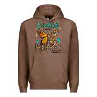 Chestnut created with a purpose ephesians 2 10 Premium Hoodie - RanaPortraitStore