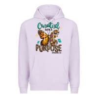 Lilac created with a purpose ephesians 2 10 Premium Hoodie - RanaPortraitStore