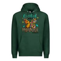 Sports Green created with a purpose ephesians 2 10 Premium Hoodie - RanaPortraitStore